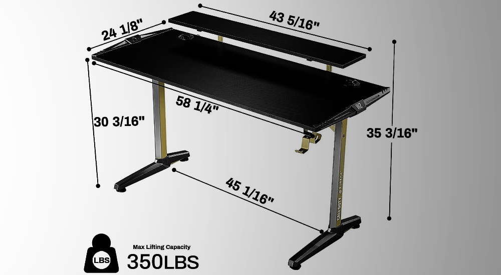 Buy Eureka Call Of Duty Series 55 Inch RGB Gaming Table at Best