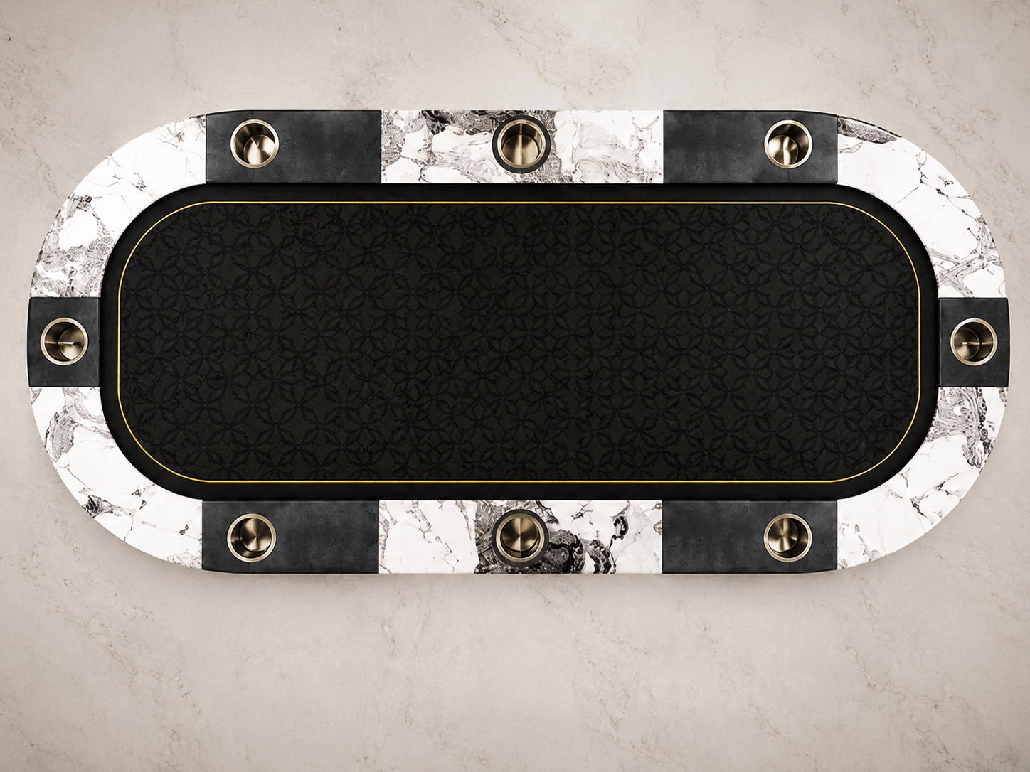Aventador Marble Poker Table