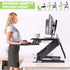 Eureka Ergonomic- V2 Sit To Stand Desk Converter, 36 Inches with Keyboard Tray