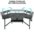 Eureka Aero 72 Gaming Table - 72 Inch, Aero Series 7