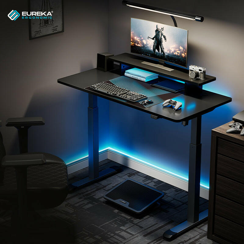 Eureka I 47/55 Gaming Table - 47 & 55 Inch, I Shaped, Height Adjustable 4