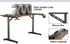 Eureka I 60 Gaming Table - 60 Inch, I Shaped 14