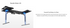 Eureka U 71 Gaming Table - 71 Inch, U Shaped, Height Adjustment 20
