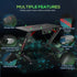 Eureka Z5 43 Gaming Table - 43 Inch, Z Shaped