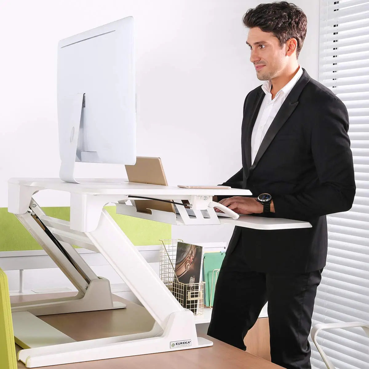 Eureka Z6 36 Gaming Table - 36 Inch, Z Shaped, Height Adjustment