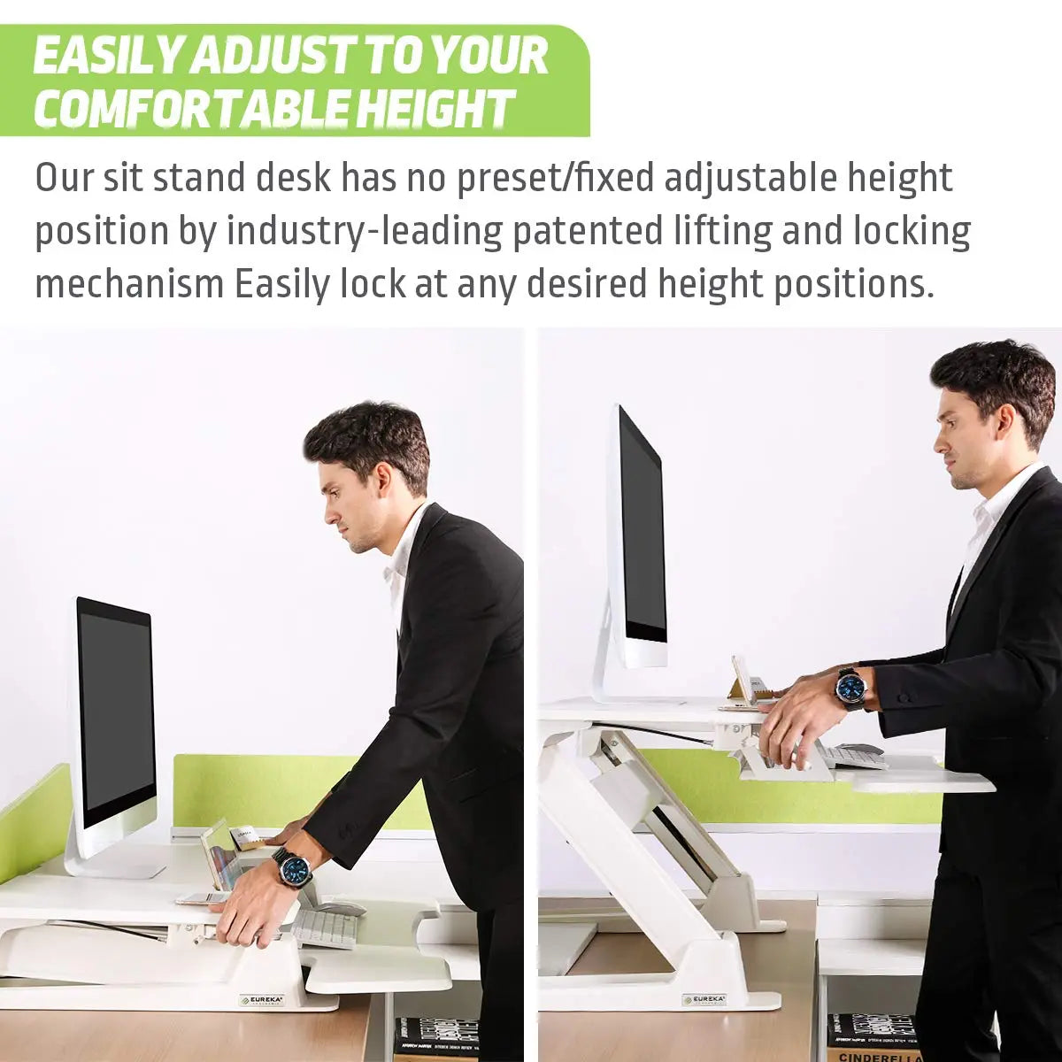 Eureka Z6 36 Gaming Table - 36 Inch, Z Shaped, Height Adjustment