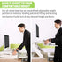 Eureka Z6 36 Gaming Table - 36 Inch, Z Shaped, Height Adjustment