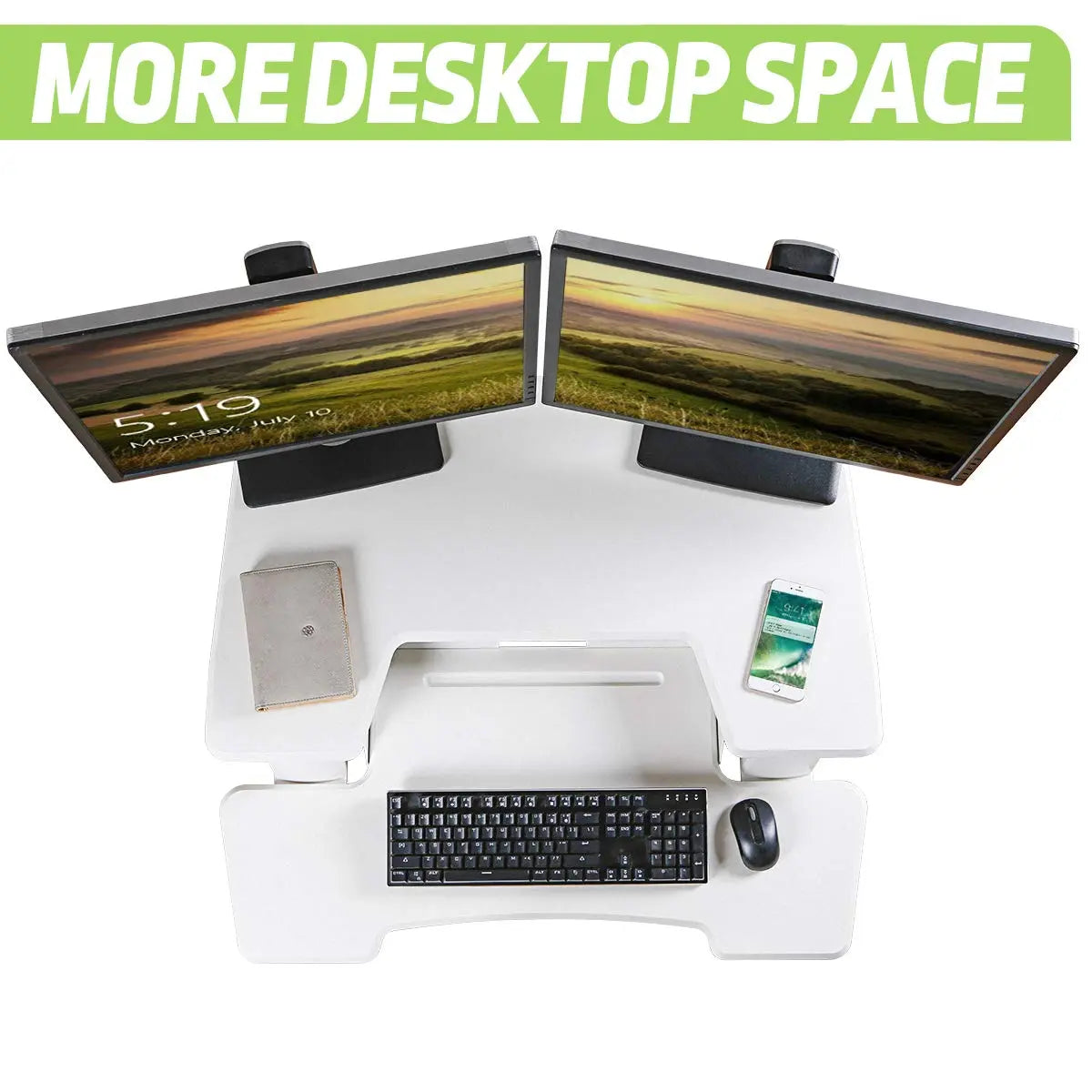 Eureka Z6 36 Gaming Table - 36 Inch, Z Shaped, Height Adjustment
