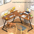 Ironstone L 51 Gaming Table - 51 Inches, L Shaped 14