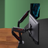 Eureka Ergonomic- Dual Adjustable Monitor Arms, Fits Screens Up to 32 Inches