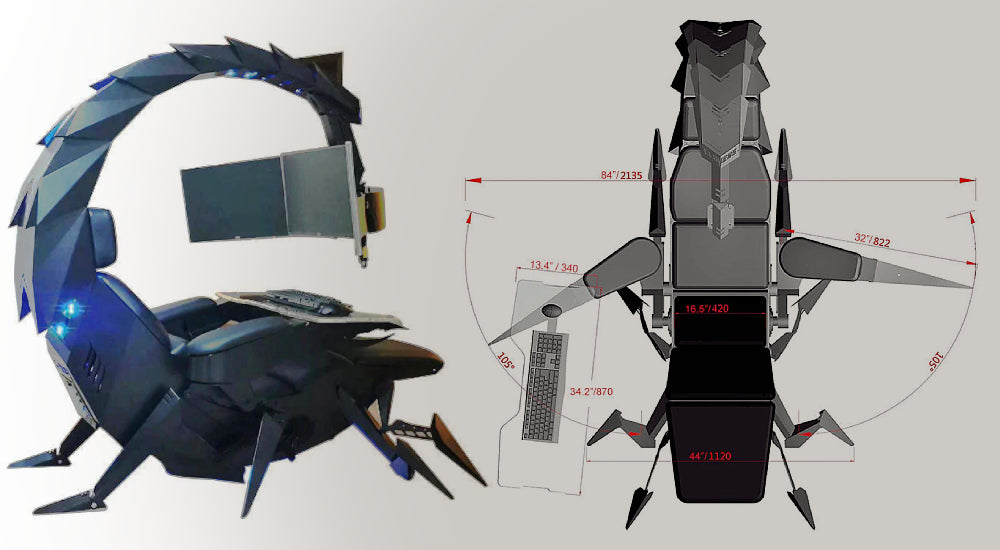 Scorpion computer discount chair