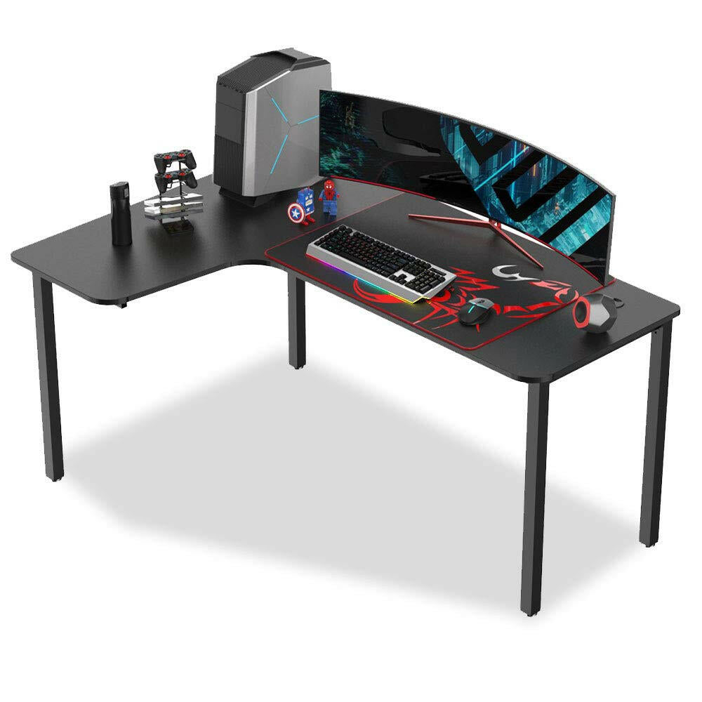 .com: Fly YUTING Gaming Workstation Desk The Ultimate PC mputer  Station Gaming Setup Workstation Chair Gaming tech Desk for Home Office,  Living Room, Bedroom, Dining,White : Home & Kitchen