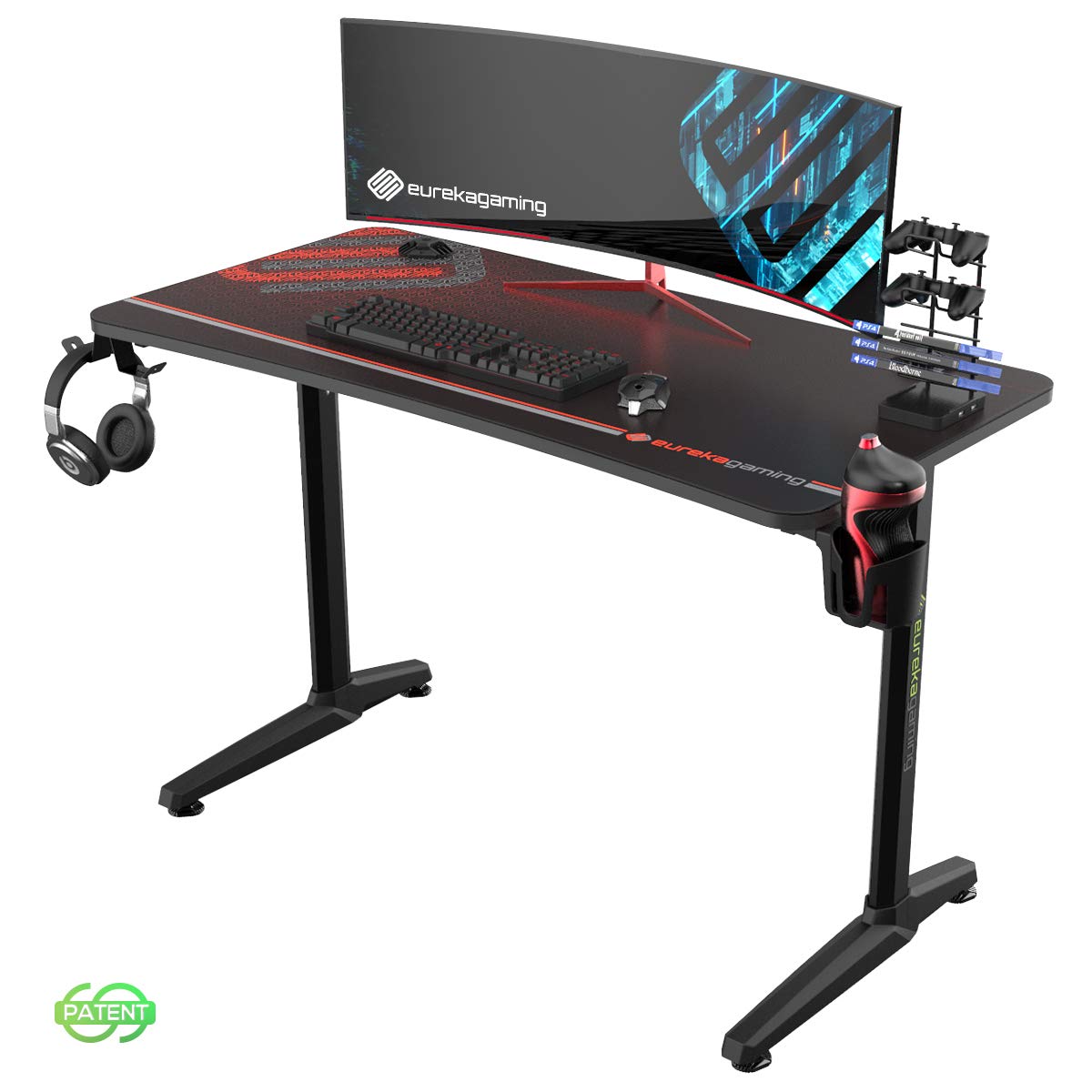 Eureka Gaming Table- GIP 60 Inches With Luxury Gaming Chair
