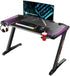 Eureka Ergonomic Gaming Table- Z2, Z Shaped, 50 Inches, RGB LED Light