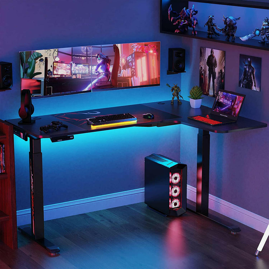 L-Shaped Gaming Desk and Computer Table India Astrixinc - Shop Now