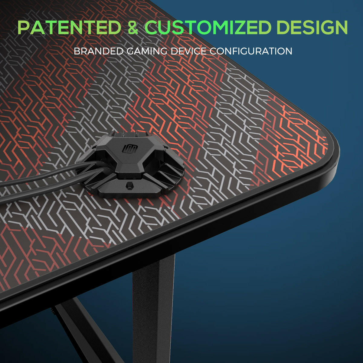 Eureka I 47/60 Gaming Table - 47 & 60 Inch, I Shaped, Captain Series 7
