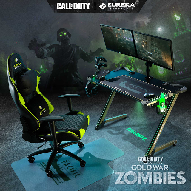Eureka Z0 43 Gaming Table - 43 Inch, Z Shaped, COD Series 3