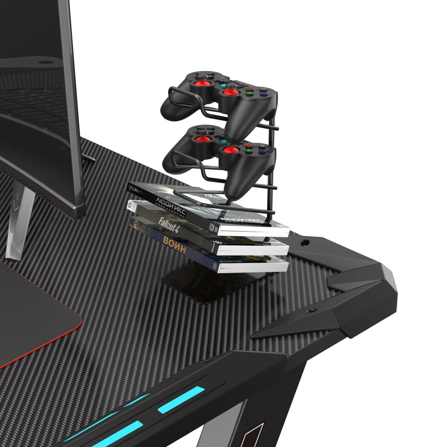 Eureka Z1 44 Gaming Table - 44 Inch, Z Shaped  9