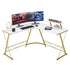 Ironstone L 51 Gaming Table - 51 Inches, L Shaped 2