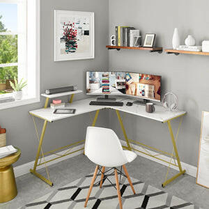 Ironstone L 51 Gaming Table - 51 Inches, L Shaped 3