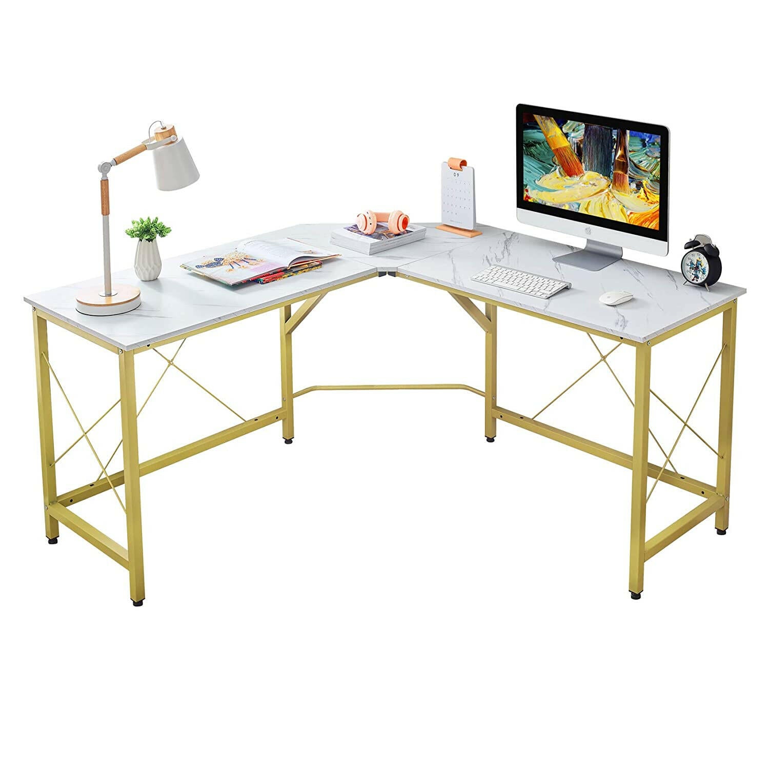 Ironstone L 59 Gaming Table - 59 Inches, L Shaped 13