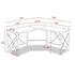 Ironstone L 59 Gaming Table - 59 Inches, L Shaped 14