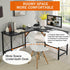 Ironstone L 59 Gaming Table - 59 Inches, L Shaped 6