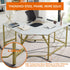 Ironstone L 59 Gaming Table - 59 Inches, L Shaped 8
