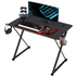 Eureka Ergonomic Gaming Desk 39 Inches with Controller Stand, Cup Holder, Headphone Hook, Mousepad