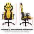 Astrix Monza Series Gaming Chair-Yellow